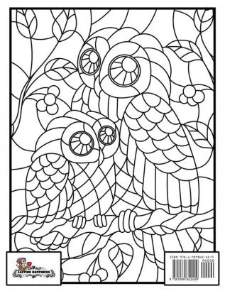 Stained Glass Coloring Book