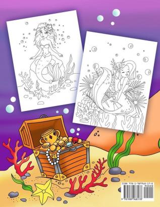 Mermaid Coloring Book: Ages 4-8