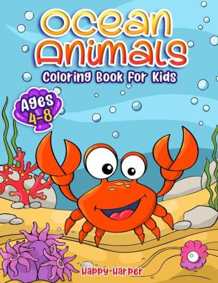 Ocean Animals Coloring Book