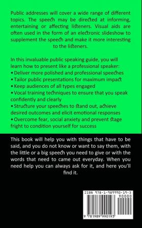 Speaking: Public Speaking Guide to Becoming a More Successful and Charismatic Leader (Overcome Fear Social Anxiety & Shyness to Influence Anyone)