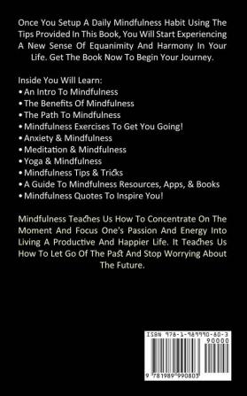 Mindfulness: Start Sleeping Better Release Stress and Overcome Depression and Anxiety (A Practical Guide for Changing Thoughts Beliefs and Emotional Reactions)