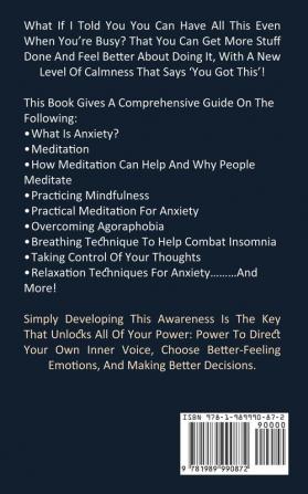 Mindfulness Meditation: Experience Meditation and Mindfulness and Find Peace Everyday (Meditations to Reduce Stress Improve Mental Health and Sleep Better)