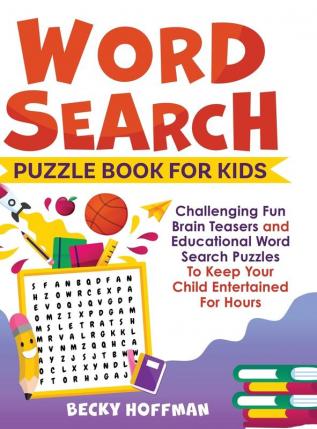 Word Search Puzzle Book For Kids