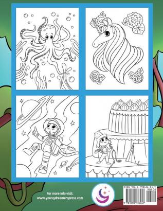 Kids Coloring Book: For Kids Ages 4-8 9-12 (Young Dreamers Coloring Books)