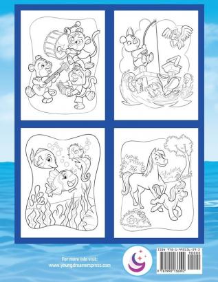 Animal Coloring Book: Kids Coloring Book Ages 4-8 9-12: 3 (Young Dreamers Coloring Books)