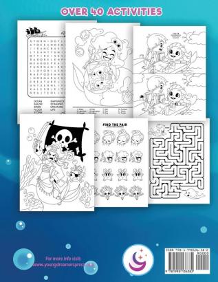 Mermaid Activity Book for Kids Ages 6-8