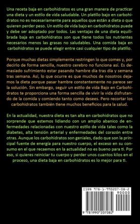 Baja En Carbohidratos: Recetas ricas en grasas para personas ocupadas con la dieta cetogénica (La mejor guía baja en carbohidratos para principiantes)