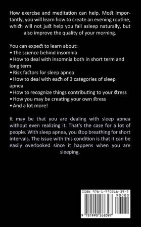 Sleep Training: Go to Sleep Naturally and Wake Up Feeling Amazing (Sleep Apnea and Stress So You Can Get Benefits of a Good Night's Sleep)