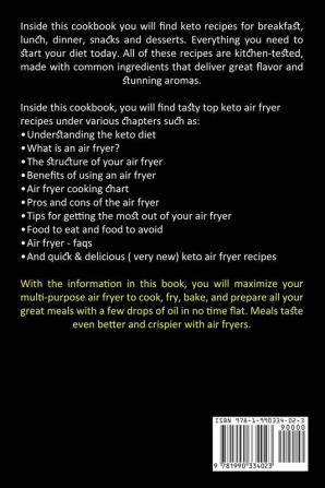 Keto Air Fryer Recipes: The Ultimate Recipes Guide for Cooking Amazing Dishes (Recipes That Will Heal Your Body & Help You Lose Weight)