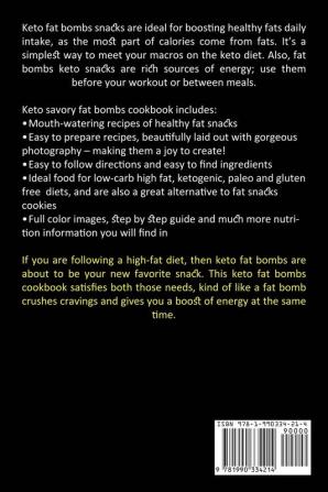 Keto Fat Bombs Cookbook: Quick Easy and Healthy Ketogenic Fat Bomb Recipes (Ketogenic Fat Bomb Recipes for Weight Loss)