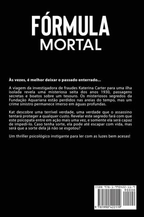 Formula Mortal: um thriller investigativo de Katerina Carter: 3 (Serie de Aventuras de Suspense E Misterio Com A Investigadora Katerina Carter)