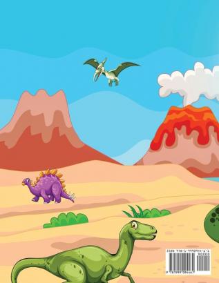 Jumbo Dinosaur Coloring Book: The Fun Prehistoric Dinosaur Coloring Book for Kids