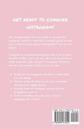 Instagram Influencer Secrets: The Ultimate Strategy Guide to Passive Income Social Media Marketing & Growing Your Personal Brand or Business