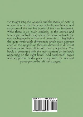 An Appreciaton of the Gospels and the Book of Acts