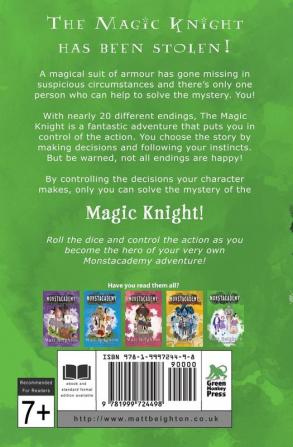 The Magic Knight: You're The Monster! - Dyslexia Friendly Edition: 0 (Monstacademy Dyslexia Adapted)