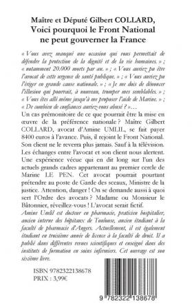 Maître et député Gilbert collard voici pourquoi le front national ne peut gouverner la France