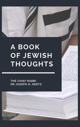 A Book of Jewish Thoughts