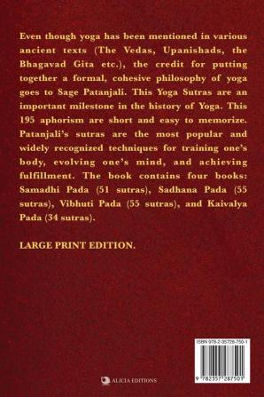 The Yoga Sutras of Patanjali: The Book of the Spiritual Man