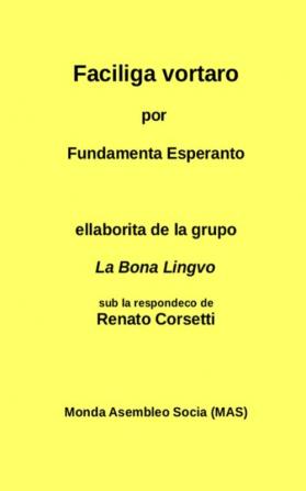 Faciliga vortaro: por Fundamenta Esperanto: 124 (Mas-Libroj)