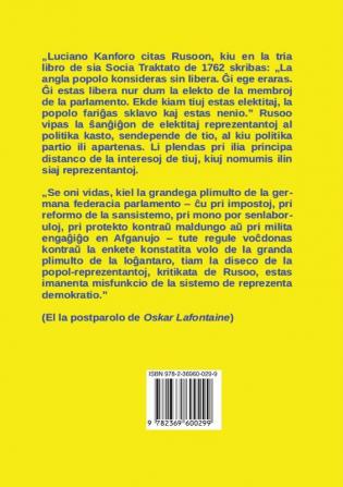 Mallonga historio de la demokratio: De Ateno ĝis la liberalismo: 128 (Mas-Libroj)