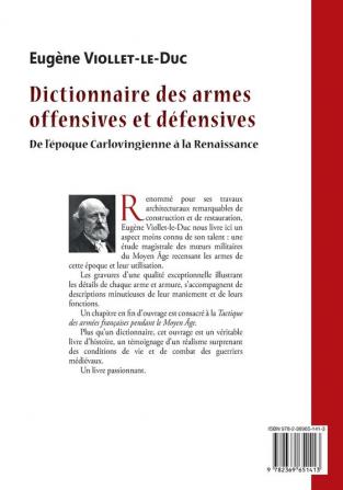 Dictionnaire des armes offensives et defensives