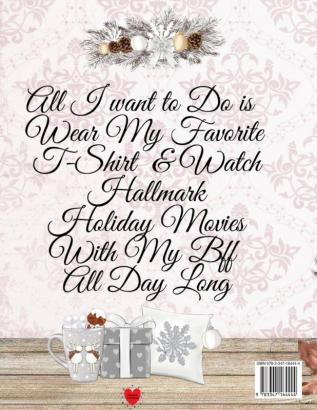 Movie Log Notebook: Holiday Hallmark Movie Watching Thanksgiving Journal For Women - Personal TV Films And Series Bucket List Note Book For Wife Girl ... 120 Pages With Print Of Woman Portrait