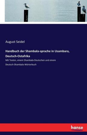 Handbuch der Shambala-sprache in Usambara Deutsch-Ostafrika