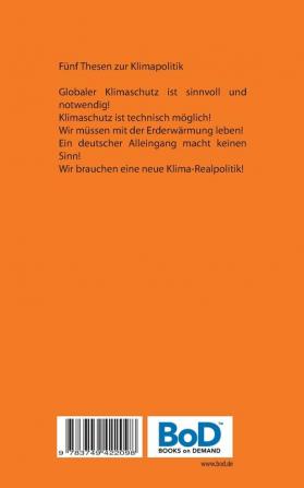 Fünf Thesen zur Klimapolitik