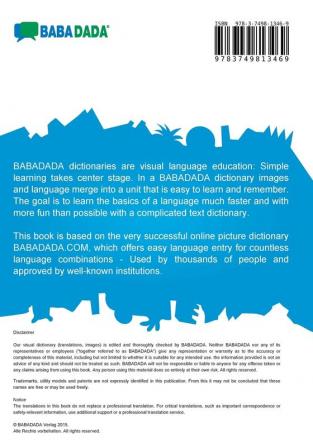 BABADADA Deutsch - Amharic (in Geʽez script) Bildwörterbuch - visual dictionary (in Geʽez script): German - Amharic (in Geʽez script) visual dictionary