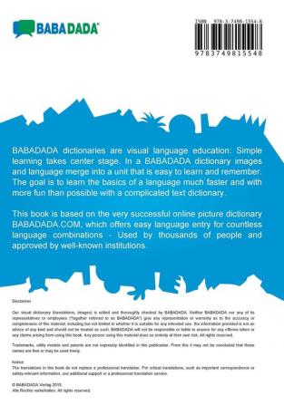 BABADADA Amharic (in Geʽez script) - Deutsch visual dictionary (in Geʽez script) - Bildwörterbuch: Amharic (in Geʽez script) - German visual dictionary