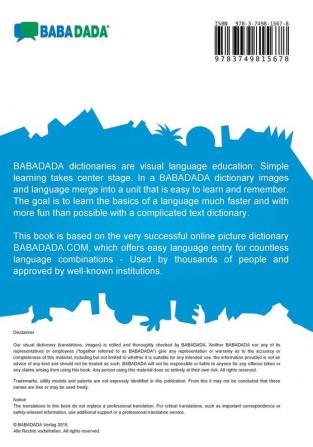 BABADADA Amharic (in Geʽez script) - Nederlands visual dictionary (in Geʽez script) - beeldwoordenboek: Amharic (in Geʽez script) - Dutch visual dictionary