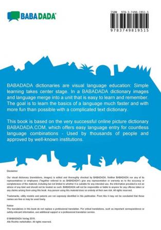 BABADADA Korean (in Hangul script) - Español con articulos visual dictionary (in Hangul script) - el diccionario visual: Korean (in Hangul script) - Spanish with articles visual dictionary