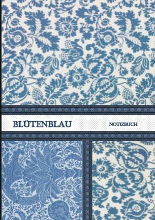 Blütenblau Notizbuch