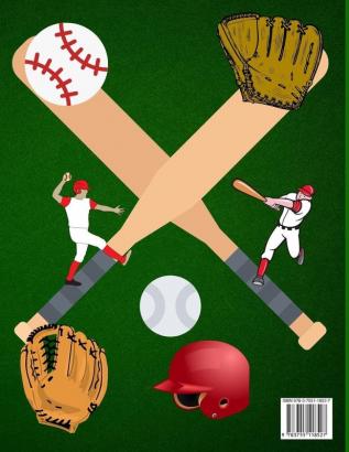 Baseball Coloring Book for Kids: Coloring Fun and Awesome Facts Kids Activities Education and Learning Fun Simple and Cute designs Activity Book ... Gift for Boys & Girls Ages 2-4 4-6 4-8 6-8