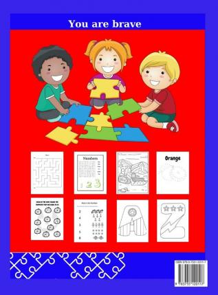 Smart Kids Activity Book: This wonderful activity book contains: this wonderful activity book contains: Dot Marker Activity Connect The Dots Math ... ages abc coloring book color activity books