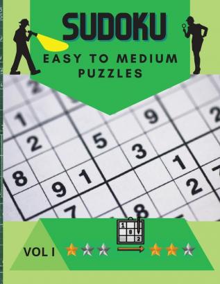 Sudoku Puzzle Book: A challenging sudoku book with puzzles and solutions from easy to medium very fun and educational.