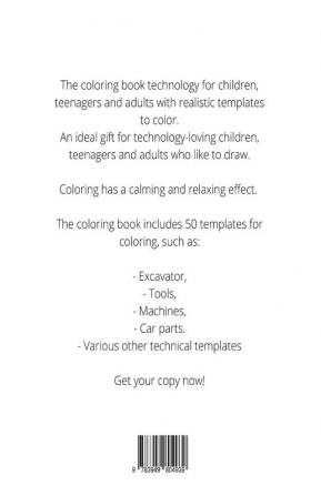 Coloring book Technology | The coloring book for children teenagers and adults