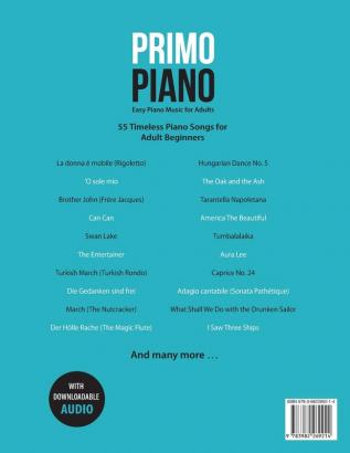 Primo Piano. Easy Piano Music for Adults