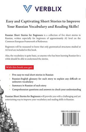 Russian Short Stories for Beginners: Learn Russian Vocabulary and Phrases with Stories (A1/A2)