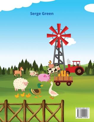 Libro para colorear de animales de granja: Libro para colorear de animales de granja - Libro para colorear de animales de granja para niños mayores de ... con animales de granja para colorear