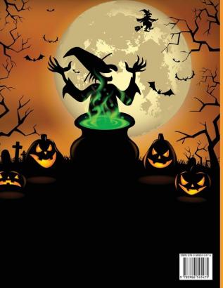 Halloween Activity and Coloring Book: Amazing Halloween Activity Book for Kids Coloring Word Search Sudokus Mazes Solutions Activity Book for ... Workbook Game for Learning Coloring and More