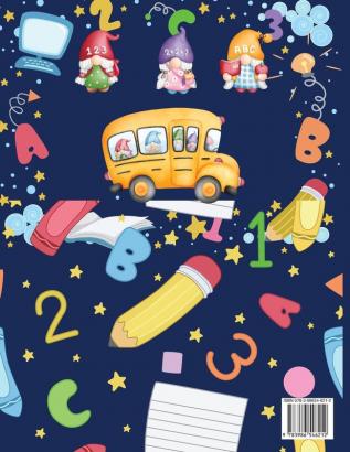 Preschool activity book: Big Fun Preschool Activity Book to Prepare Your Child for School Learn Letters Numbers Colors Shapes Early Math Writing ... Directions Matching Classifying and more