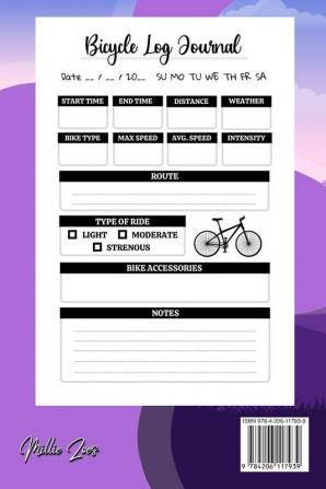 Bicycle Log Journal: Journal for All Cycling Enthusiasts (Gift Idea for Biking Lovers)