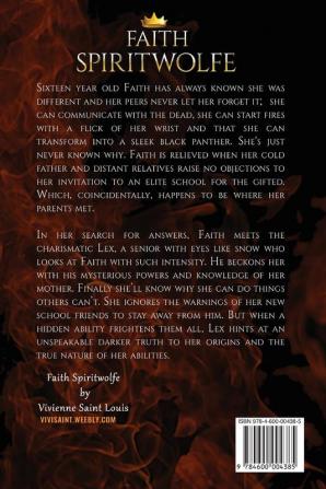 Faith Spiritwolfe: Pain and Knowledge: 1 (The Sisters Affinity)