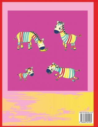 Zebra Coloring Book For Kids: Children Activity Book for Boys & Girls Ages