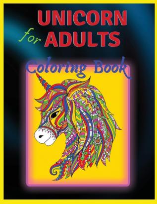 Unicorn Coloring Book: For Adults