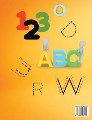 Tracing Letters and Numbers: 199 Fun Practice Pages Learn the Alphabet and Numbers Essential Workbook for Homeschool Preschool Kindergarten and Kids Ages 4-8