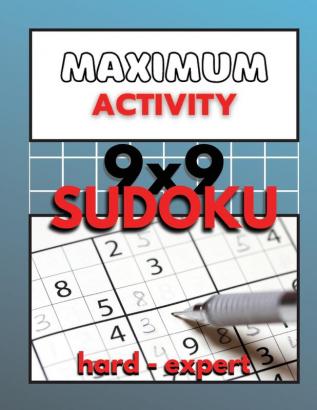 Maximum Activity 9x9 Sudoku hard to expert