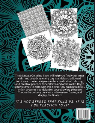 Mandala Coloring Book: Amazing Selection of Stress Relieving and Relaxing Mandalas