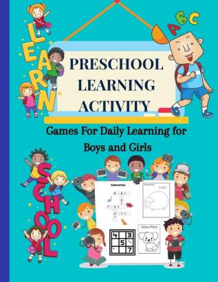 Preschool Learning Activity: Games for Daily Learning for Boys and Girls